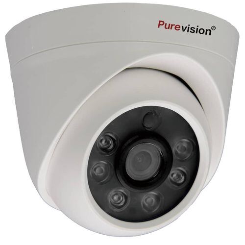 Purevision indoor dome CCTV camera with infrared night vision