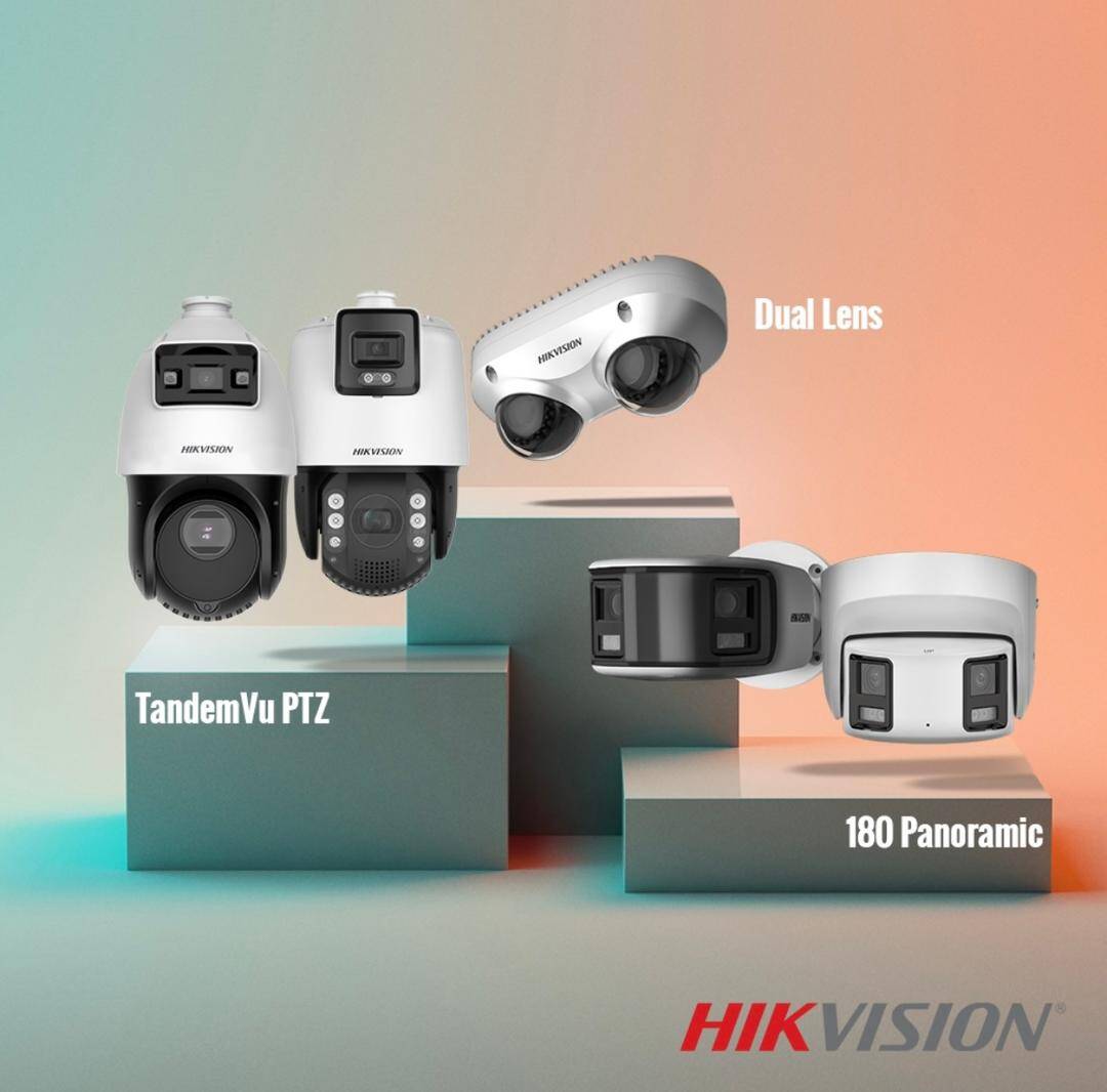 Range of dome and PTZ surveillance cameras